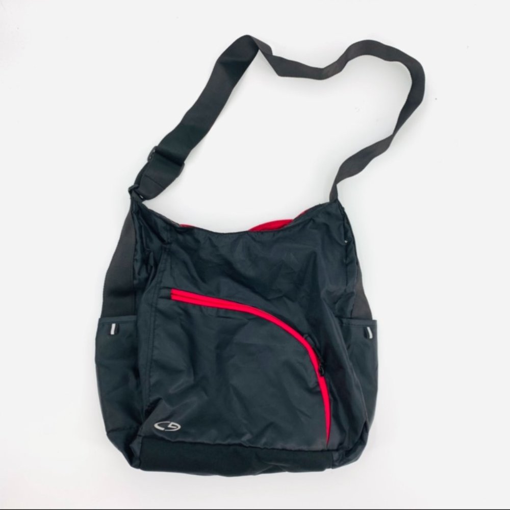 BLACK NYLON CROSSBODY Diagonal SHOULDER SLING TRAV